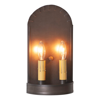 Metal Candle Wall Light