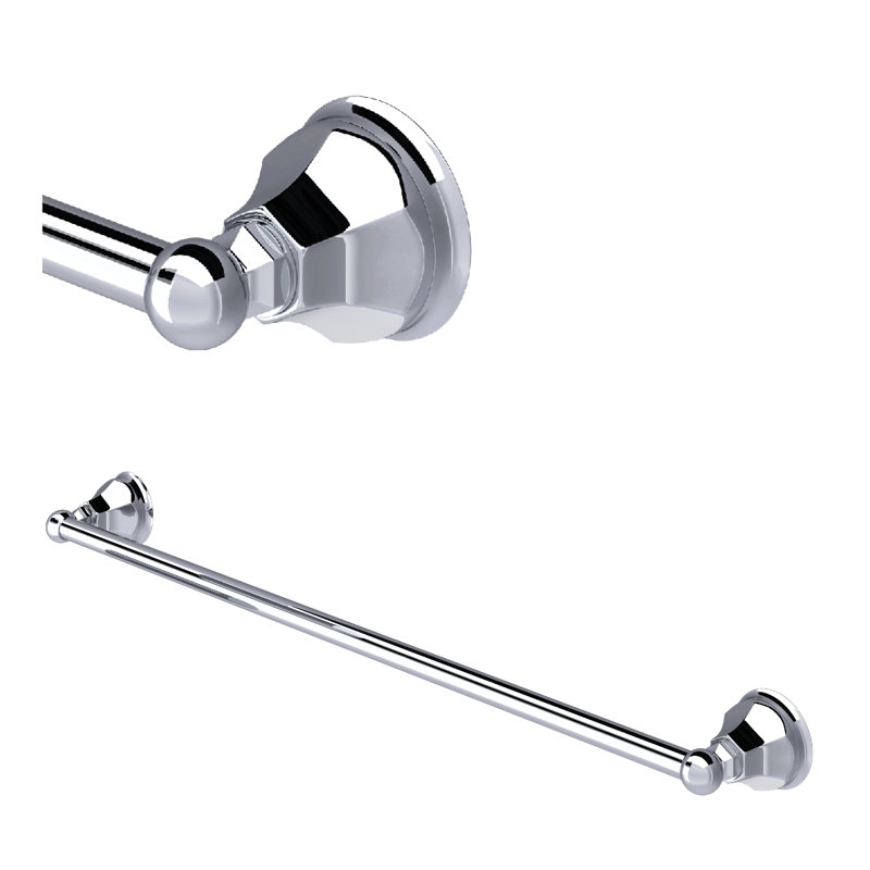 Palladian® 30" Towel Bar, Polished Chrome, 2.75" H x 32.75" L x 3.09" D