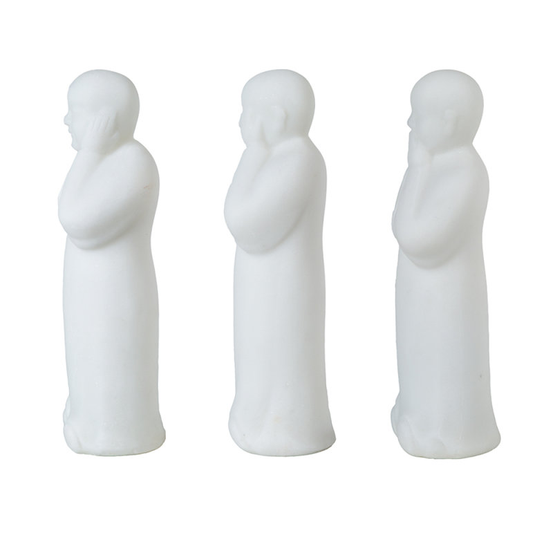 S/3 3.5X3x9.8" Standing Monks