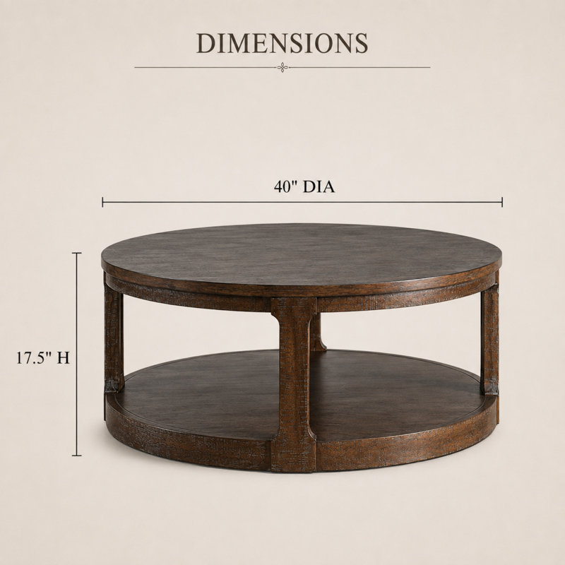 Coffee Table, Marron foncé