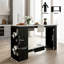 Table multi-usages à hauteur de comptoir avec rangement pour îlot de cuisine 59 po Winthrop-1077324076