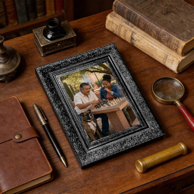 8" x 10" Black 3 PCS Memory Picture Frame for Anniversary Gifts