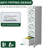 Vertical File Cabinet With 5 Drawers, Wheels For Mobility, Metal Storage A4/Letter/Legal Size Folders, White, 17.71"D*15"W*63.47"H, Secure Locking, All - Steel Construction Documents, Lock, Build-120267581