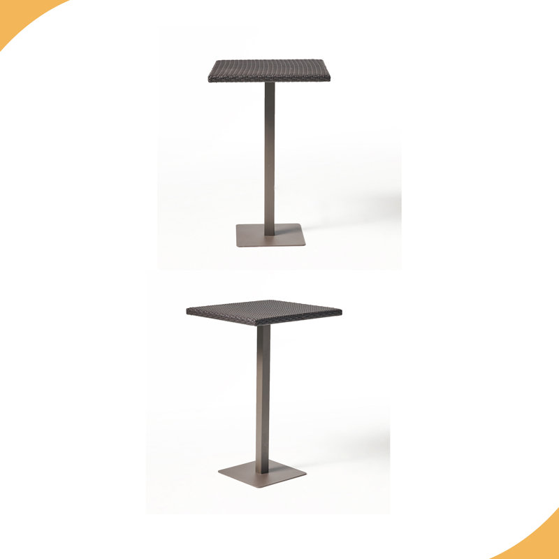 26" SQUARE BAR TABLE,MODERN STURDY STRUCTURE