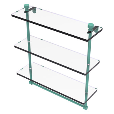 Ballenas 3 Piece Tiered Shelf with Towel Bar
