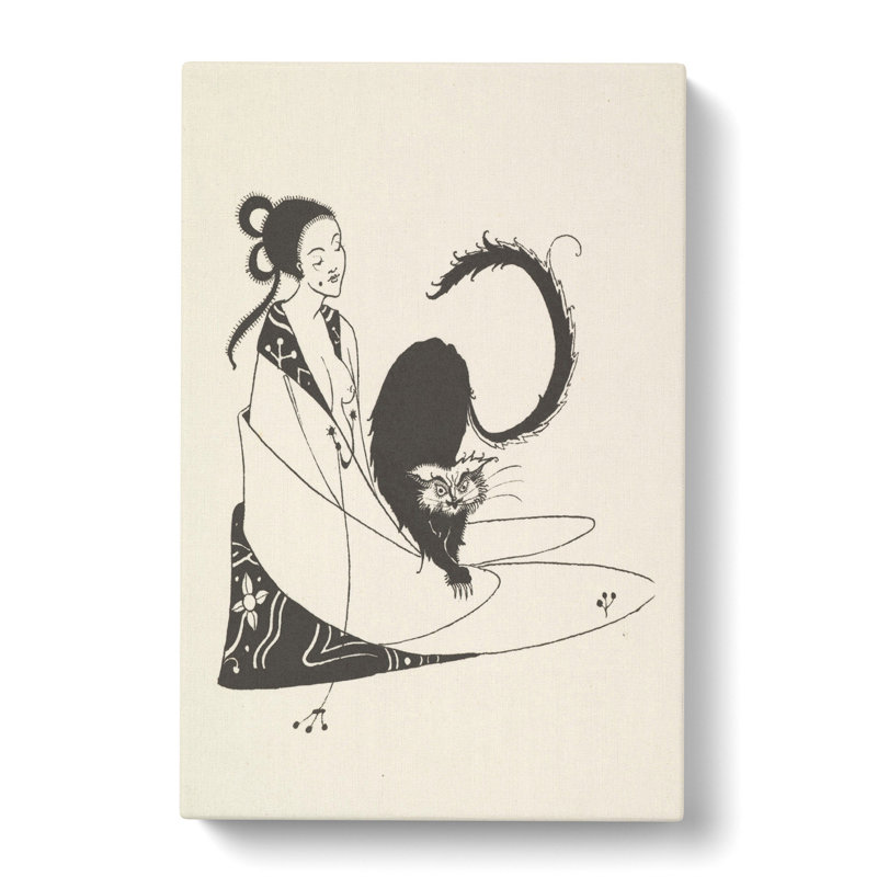 Grotesques by Aubrey Beardsley - Wrapped Canvas, 60cm H x 40cm W x 3cm D