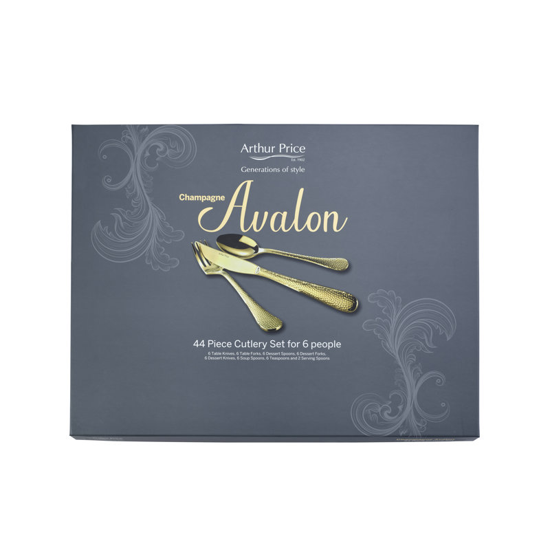 Arthur Price Champagne Avalon Cutlery Set