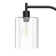 Rogan Modern Standing Tall Industrial Arched/Arc Floor Lamp with Glass Shade and 2 Bulbs Included