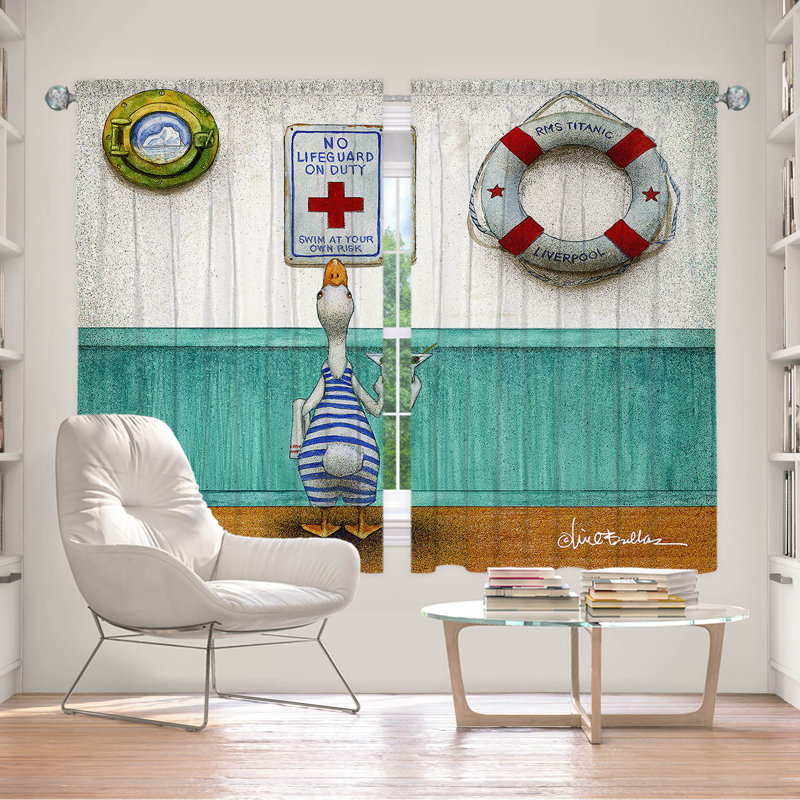Alkistis Room Darkening Curtain Pair, 40" W x 61" L