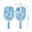 15 3/4" Pickleball Paddle Tray S2, Snowflake