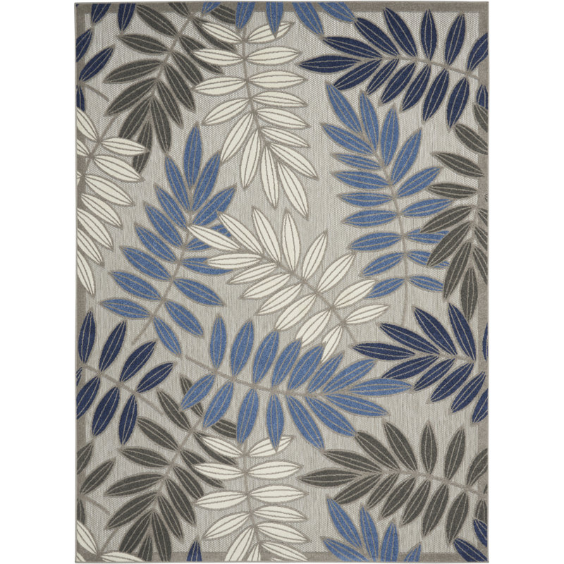 Adiya Floral Indoor Rug, Rectangle 7'10" x 10'6"