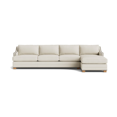 Leather Sofa & Chaise