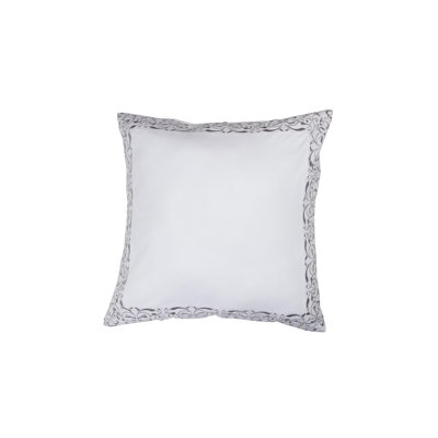 Embroidered Cotton Pillow Cover