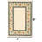 Persian Garden Border Area Rug