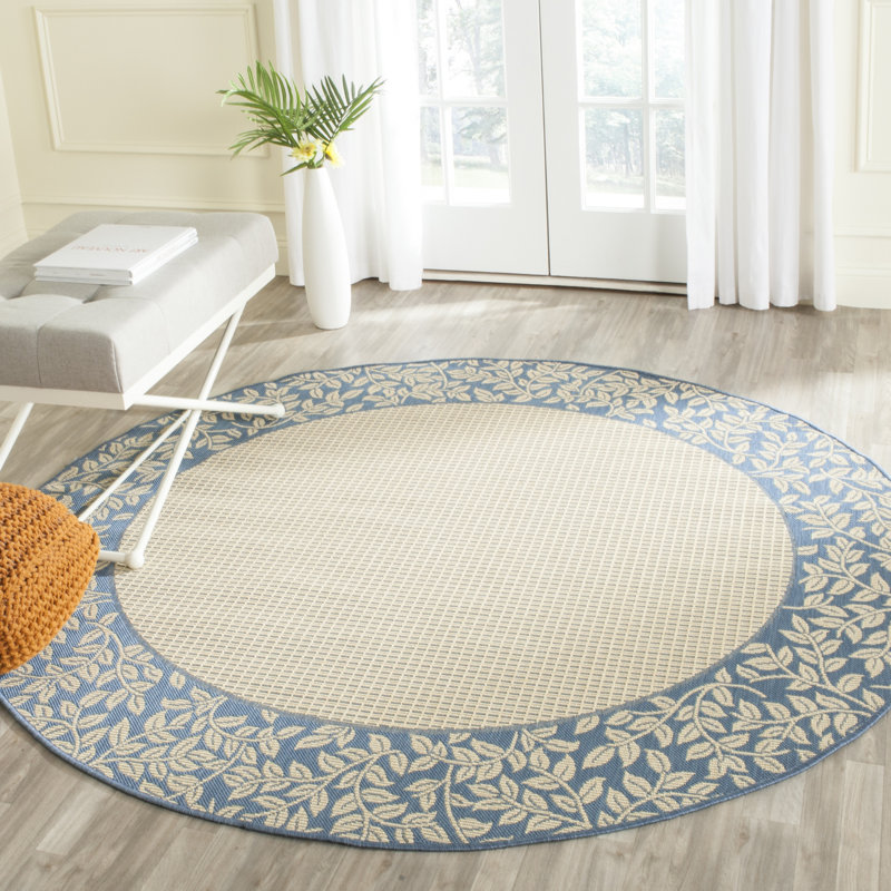 Tapis d'intérieur / extérieur Performance Performance, Rond 6 pi 7 po