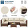Bhairavi 6 - Person Modular Patio Conversation Sets with Cushions