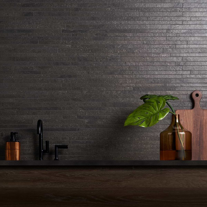 Acadia 12x24 Matte Limestone Look Porcelain Mosaic Tile