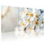 Fleurs de cerisier sur toile tendue sur toile, ensemble de 3 reproductions d'art sur toile-1732292596