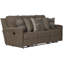 83" Dual Reclining Upholstered Sofa with Accent Pillows-73186849-72273609