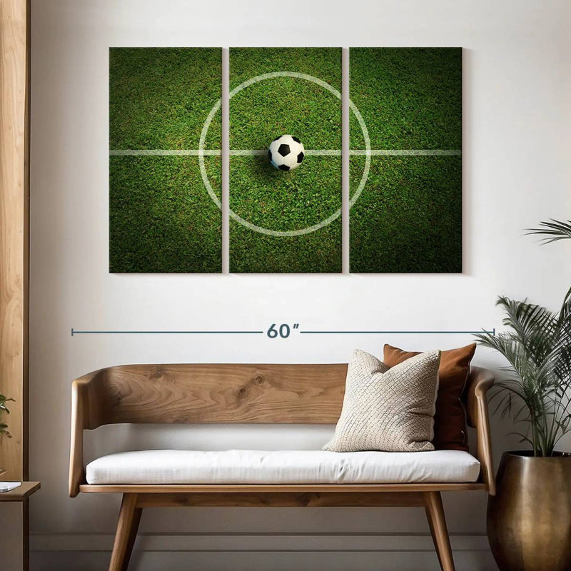 Ballon de football Sireci sur la ligne, H 32 po x l 50 po