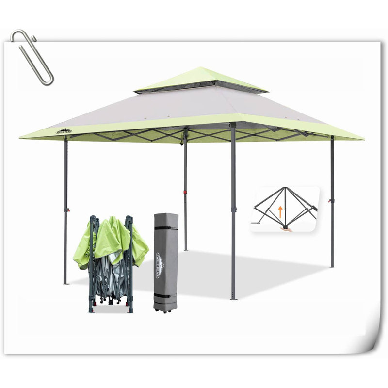 Tente pour 11 personnes, Vert / gris
