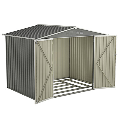 Outdoor Waterproof Garden Tool Storage Sheds With Floor Frame