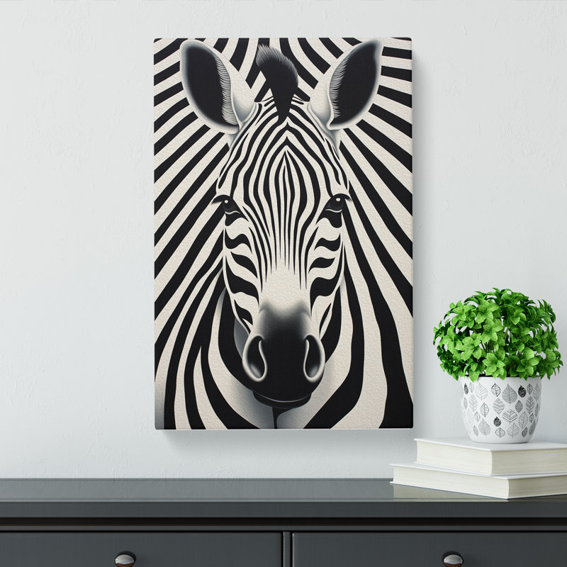 Badger Op - Wrapped Canvas, 50cm H x 35cm W x 3cm D