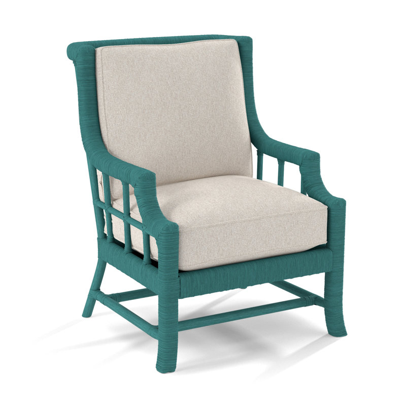 Lafayette Armchair, Snow Crypton Performance; 0884-91, Coffee