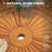 Dani Solid Wood Round Patio Table with Built-In Lazy Susan-1341570958