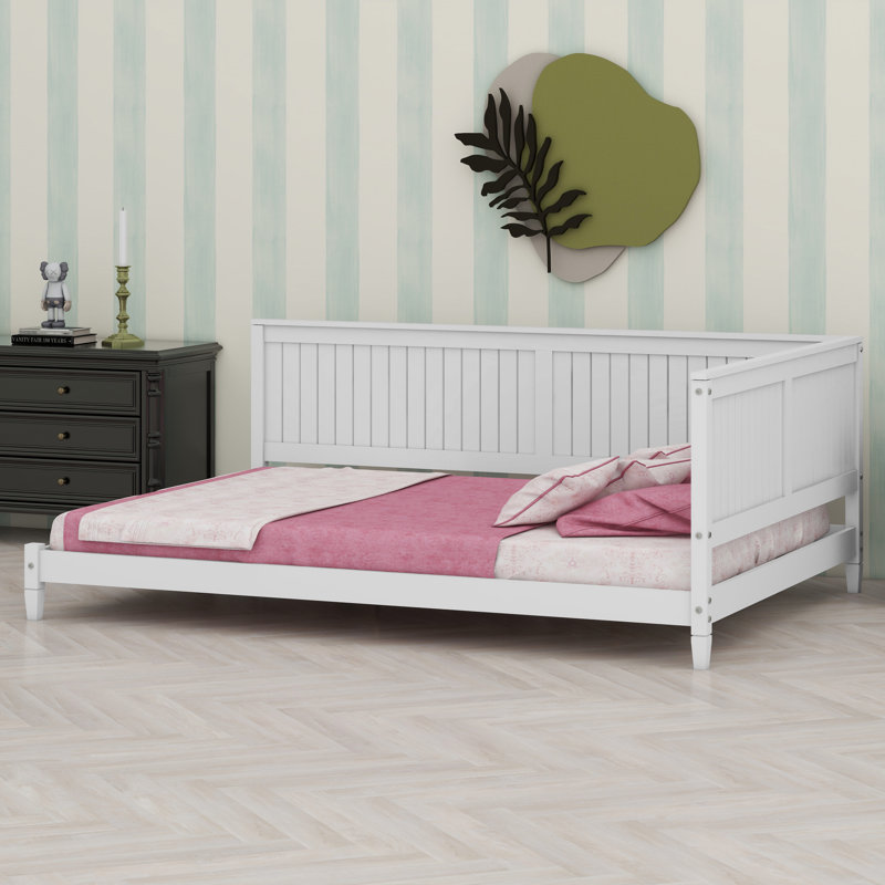 Wood Daybed/Sofa Bed, White