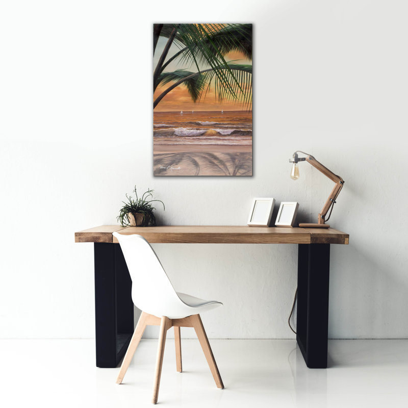 «Paradiso Sunset» par Diane Romanello, H 40 po x l 26 po x P 1,5 po