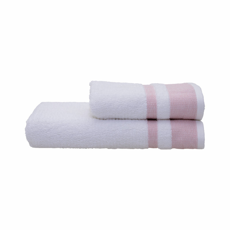 Rizal Midweight Hand Towel, Pink