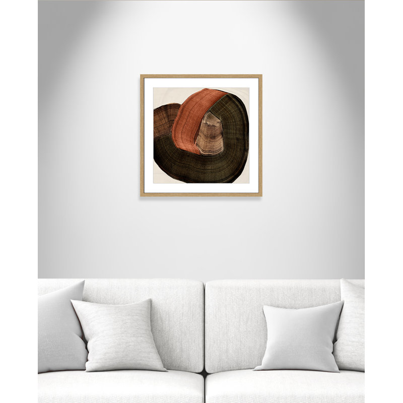 «Folded Earth II» par , Imprimé mat, Natural, L 23,5 po x H 23,5 po