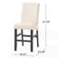 Tabourets de comptoir contemporains en cuir