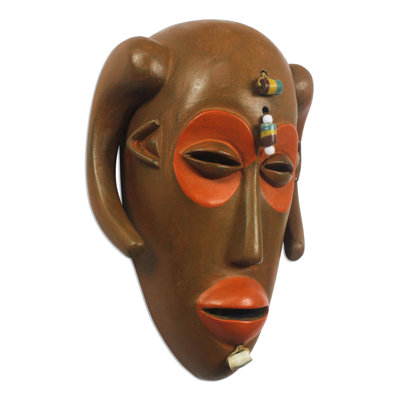 Décoration murale masque africain Hemba