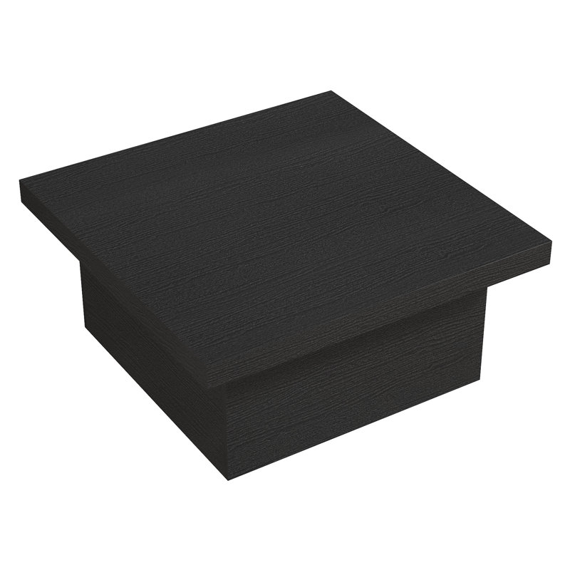 Caomhan Modern Coordinated 2 Piece Living Room Accent Table Set, Black Oak