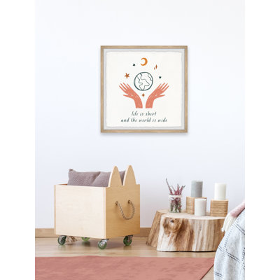 Explore the World 1 Piece Single Picture Frame Painting