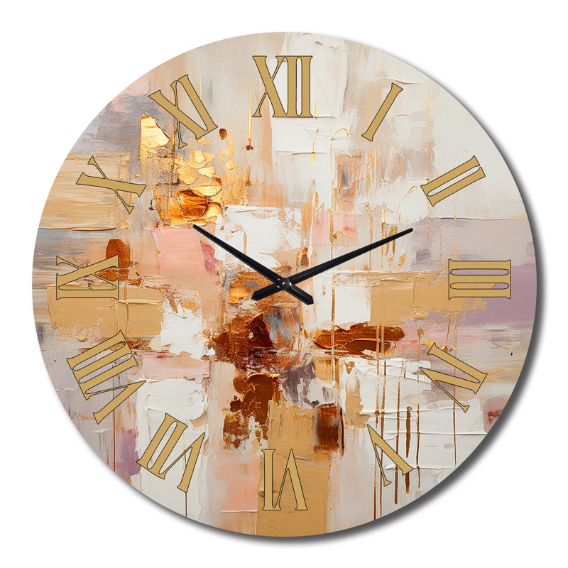 Bernita - Horloge murale géométrique moderne, Grand