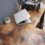 Yessenia L-Shaped Metal Base Executive Desk