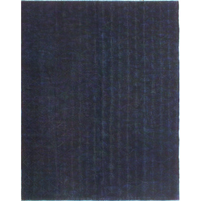 Rainbow Dye Flatweave Behrang Purple Rug