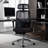 Ergonomic Executive Office Desk Chair with Adjustable Headrest High Back with Adjustable Lumbar