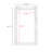 Rectangle Solid Wood Full Length Mirror-1819216384