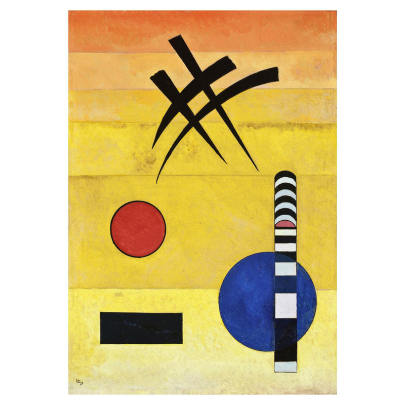 Signe par Vassily Kandinsky - Estampe numérique, H 40 po x l 32 po