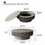 Rond Kirsty avec rangement rabattable et base robuste-896039291