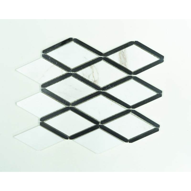 DIAMOND MIRROR MARBLE MOSAIC (10 TILES PER BOX)