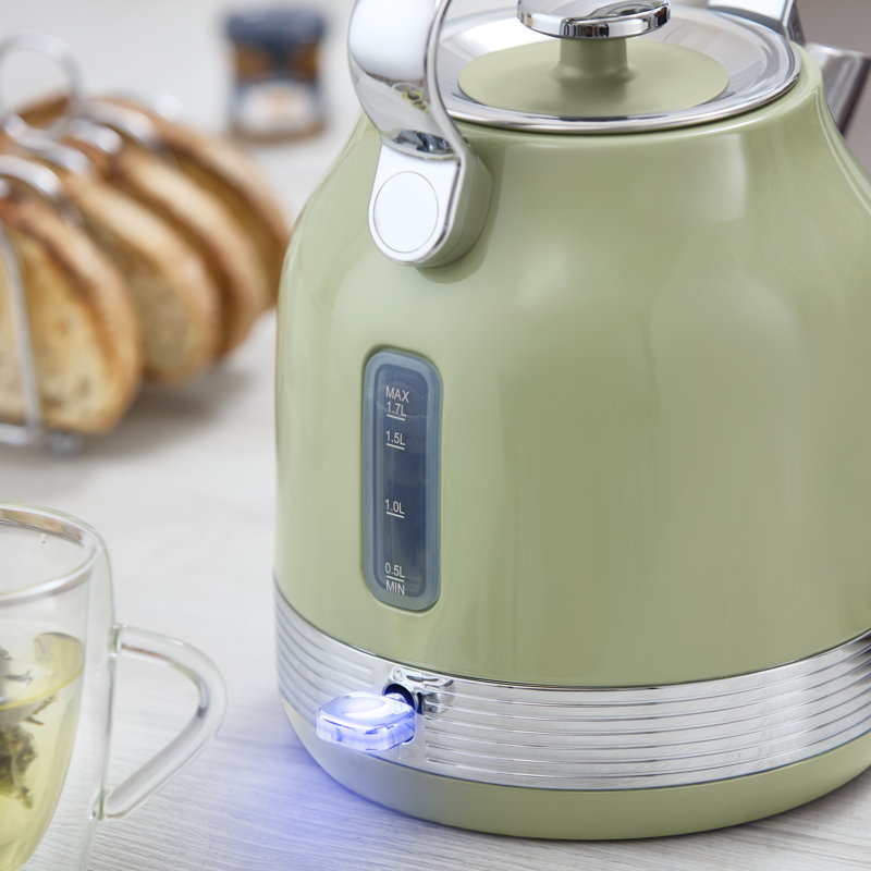 ​​Swan RetroRevive Traditional 1.7L Kettle, Rapid Boil, Removable Limescale Filter, Easy Pour, 360 Degree Base, Water Indicator Window and Boil Dry Protection, 3KW