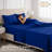 Lux Decor 4-Piece Ultra Soft Microfiber Sheet Set Deep Pocket Fitted Sheet, Wrinkle-Resistant & Easy Care Bedding-998860673-960111316