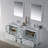 Mance 72.125 " W Freestanding Standard Double Vanity Bathroom Vanity With Ceramic Top with Mirror-24551133