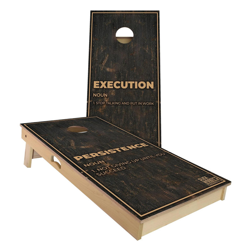 2' X 4' Persistence Cornhole Board Set With Hole Lights