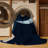Machine Washable Pantelie Minimalist Solid Color Rug in Blue – Navy Binding-804523242